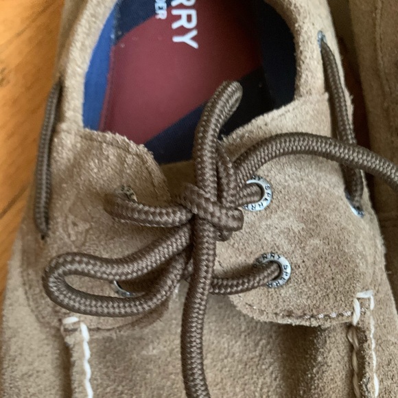 Sperry Brown Suede Loafers - Picture 2 of 5
